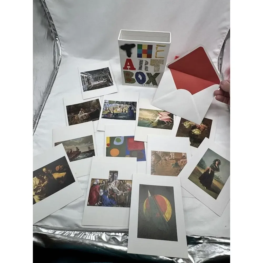 Phaidon The Art Box Notecards Set White Boxed Cards Envelopes Art Prints Gallery